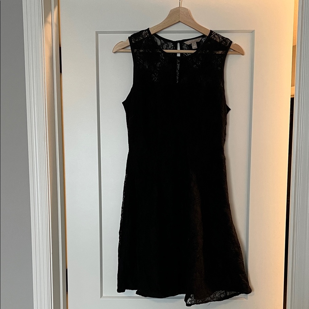 Banana Republic Black Lace Mini Dress